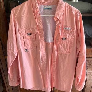 Long sleeve salmon fishing shirt